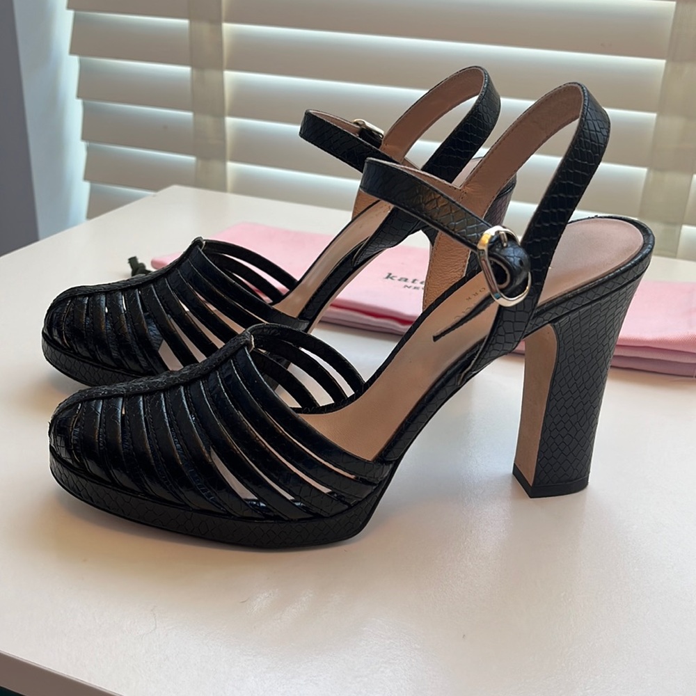 Kate Spade black heels size 8